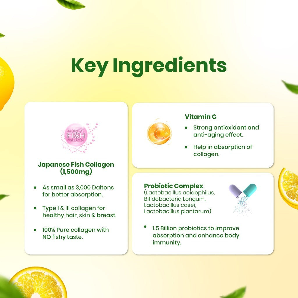 AVALON® Japanese Fish Collagen Lemon Flavour