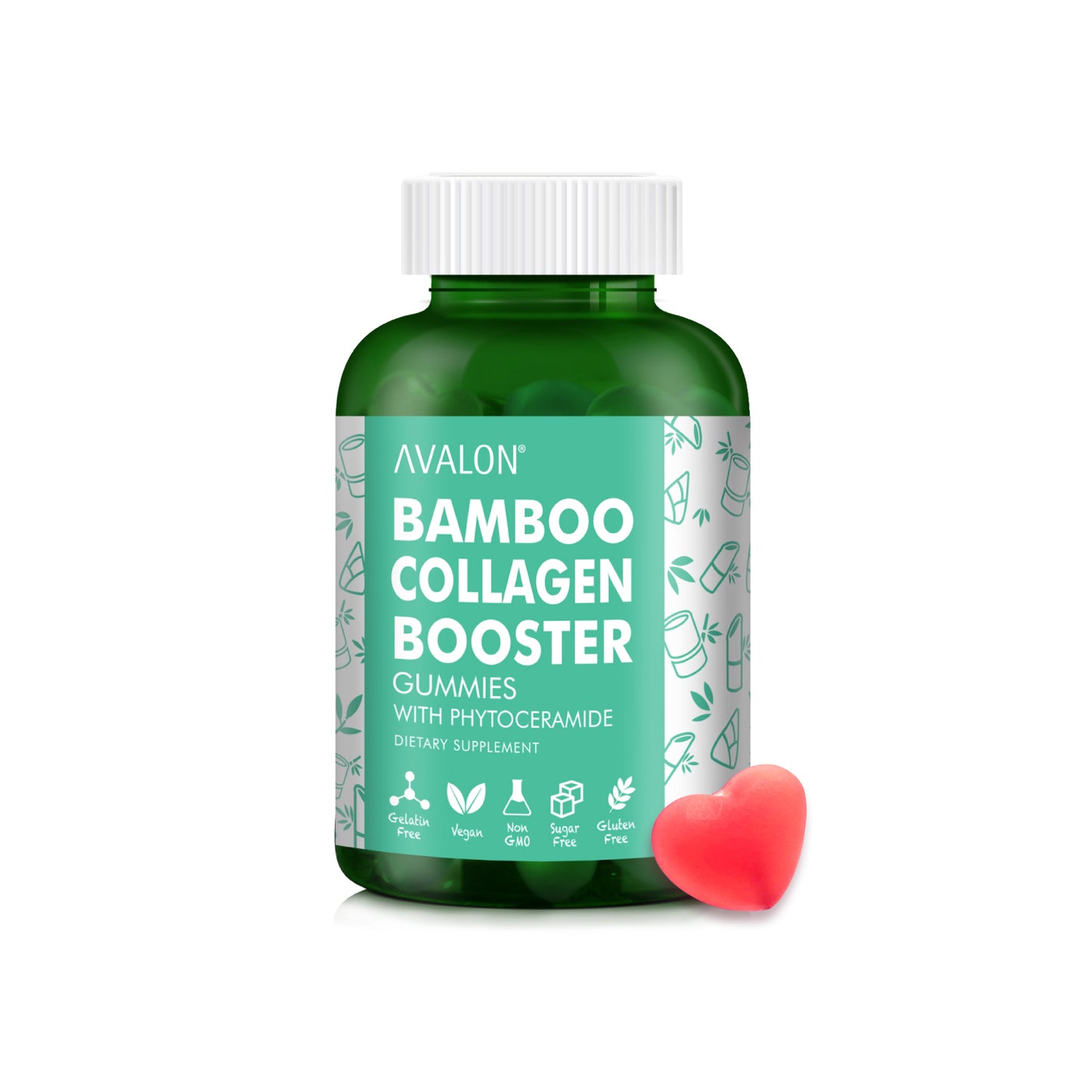 Try Singapore’s 1st Vegan Bamboo Collagen Booster for a more youthful you. AVALON Bamboo Collagen Booster Gummies are made with bamboo extract, Amla extract, Phytoceramide from rice bran, Vegan Hyaluronic Acid, Hydroxyproline, L-Proline, L-Lysine, L-Glycine, Biotin and Vitamin E. Promotes collagen synthesis, increases skin hydration, provides antioxidant support, maintains healthy glow and skin health, supports bone and joint health, strengthens hair and nail health.
