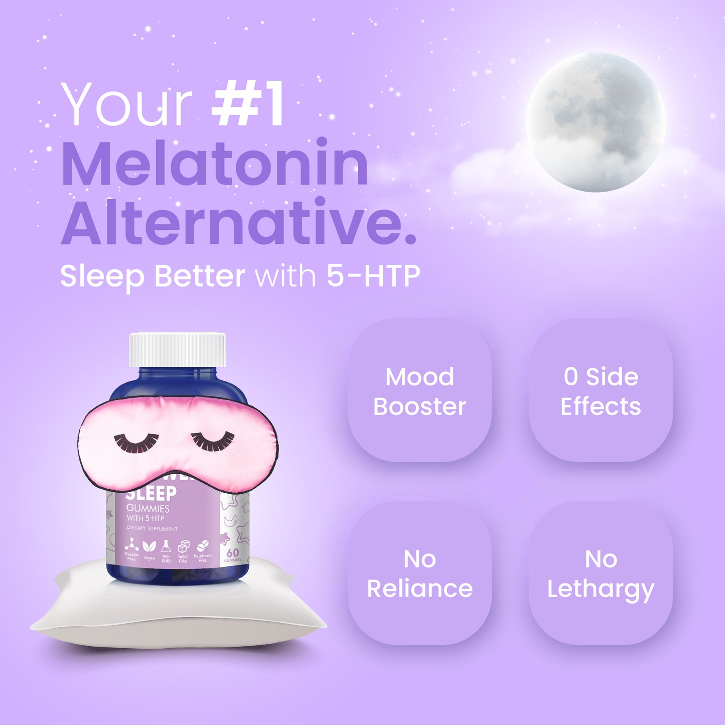 What is 5-HTP? 5-HTP is an amino acid that your body naturally produces, the body then uses 5-HTP to produce serotonin, which can be converted into natural melatonin.