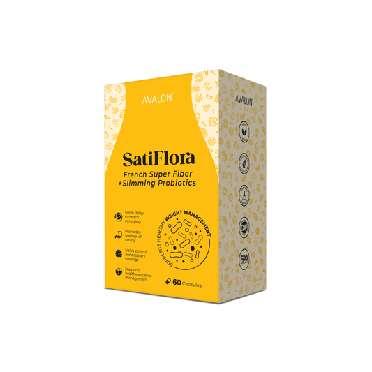 Avalon SatiFlora (French Super Fiber + Slimming Probiotics)