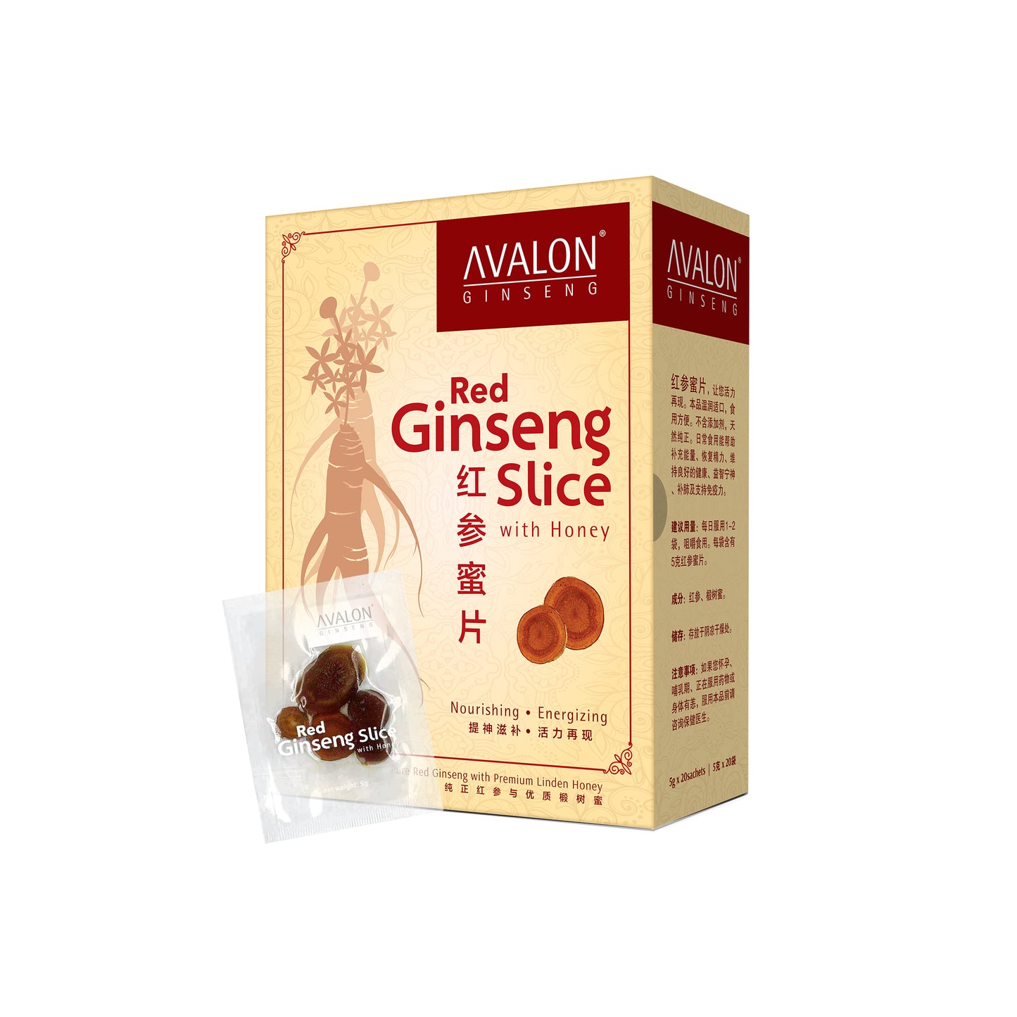 AVALON® Red Ginseng Slice with Honey